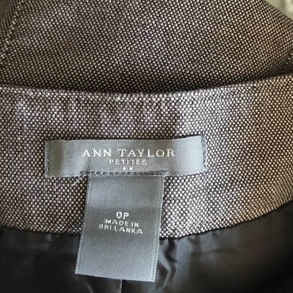 Ann Taylor Factory Petite Taupe Gray Pencil Skirt - Picture 8 of 9